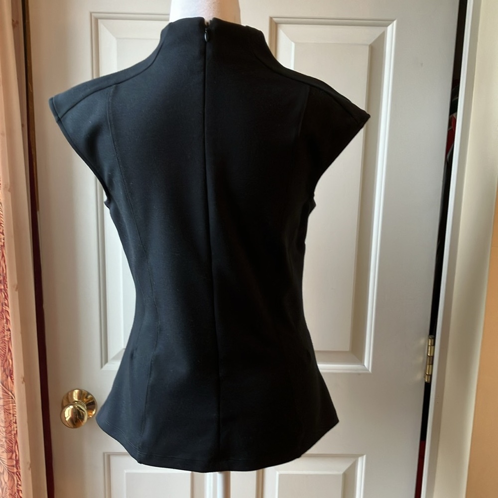 7th Avenue Design Studio Sleeveless Black Top - Picture 6 of 10